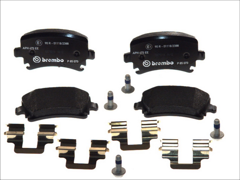 Set placute frana disc BREMBO ceramica AUDI A3 A4 B6 B7 A6 C6 TT SEAT ALTEA LEON TOLEDO Spate 57mm 106mm 17mm