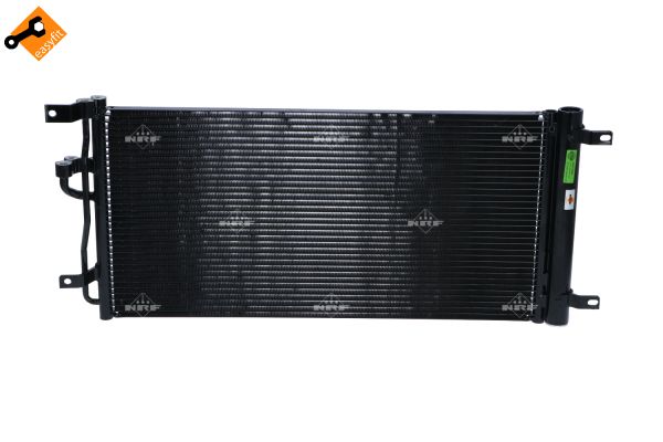 Condensator climatizare aluminiu cu uscător CHEVROLET CAPTIVA OPEL ANTARA A 2.2D înălțime 308mm lățime 625mm grosime 16mm NRF