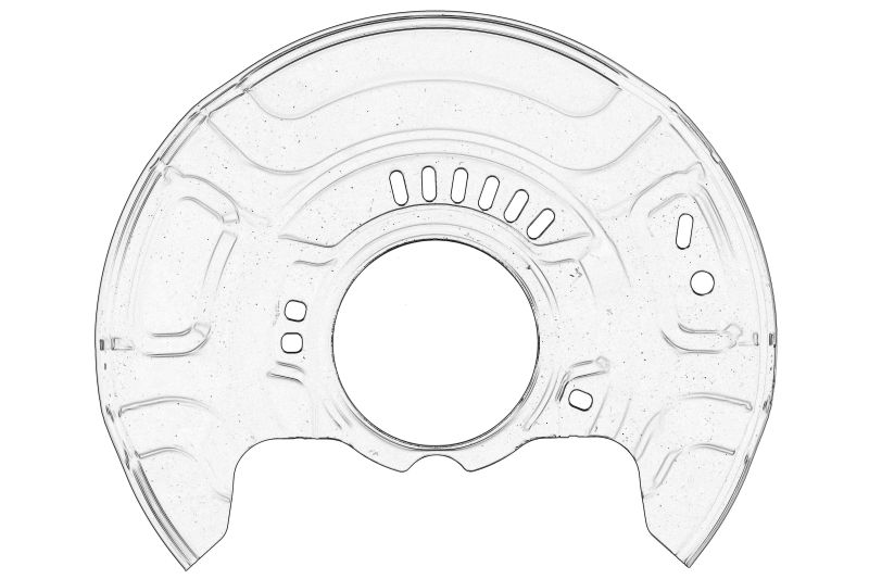 Protectie stropire disc frana fata stanga TOYOTA YARIS 1.0-1.8 08.05-12.14 OE TOYOTA