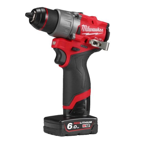 Surubelnita burghiu MILWAUKEE M12 FDD2-602X 12V 45Nm 1,5-10mm 2x6Ah Li-Ion cu rotire lenta pe baterii