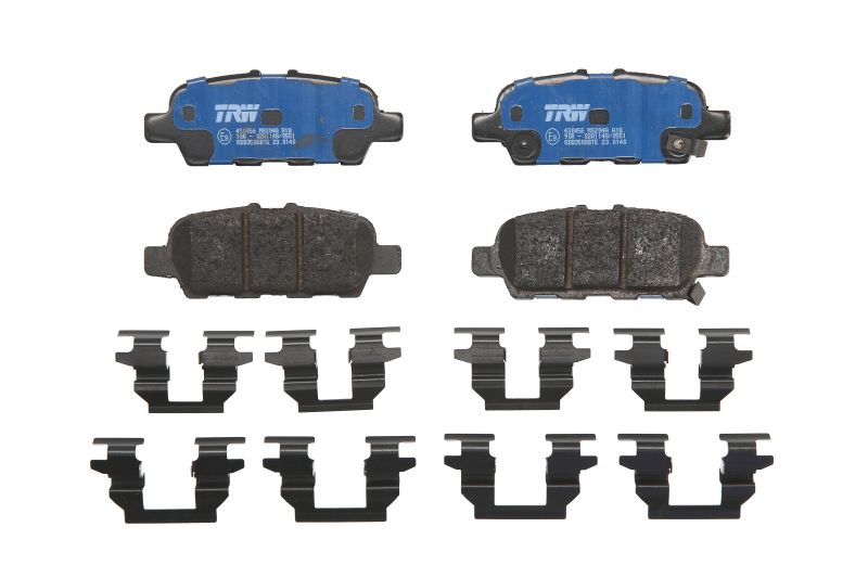 Set placute frana spate Nissan Leaf NV200 Evalia 11.10- TRW Automotive 39mm inaltime 105.5mm latime 14mm grosime