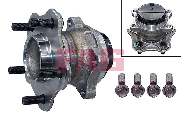 Kit Rulmenti Roata FAG Bearings Hub 148mm Spate Dreapta/Stanga Nissan Leaf Electric 11.10- Inaltime 68.9mm Latime 68.9mm