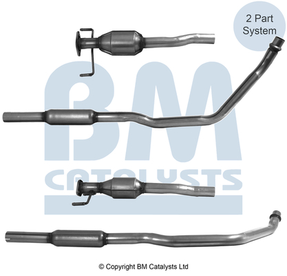 Convertor catalitic BM CATALYSTS FIAT SEDICI SUZUKI SX4 1.5/1.6 06.06- EURO 5 BM92158H