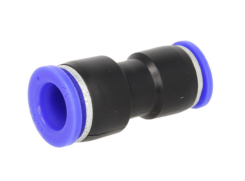 Cap de cuplare PNEUMATICS TEKALAN plastic 10buc 12x1,5mm Emergency Push-in 10x1mm Adaptor Reductie Drept