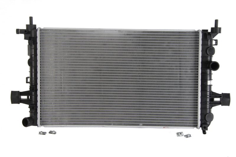 Radiator motor aluminiu NISSENS Opel Astra H Zafira B 602x378x16 mm plastic cementată fără ramă