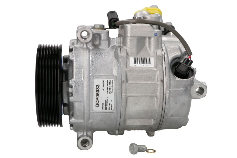 Compresor aer condiționat DENSO BMW E82/88 135i 1 07- E90/91/93 335i 06- 7SEU17C 12V Ø110mm R134a PAG 46 7 caneluri