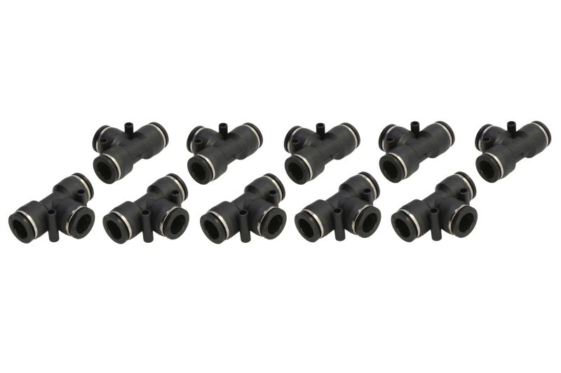 Cap de Cuplare Pneumatics Montare TEKALAN Conector T Plastic Fir 12x1,5 mm 10 Bucăți