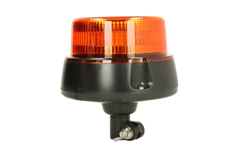 Girofar LED Portocaliu 12/24V Montare Rigidă Capac Tubular Flash Dublu WAS