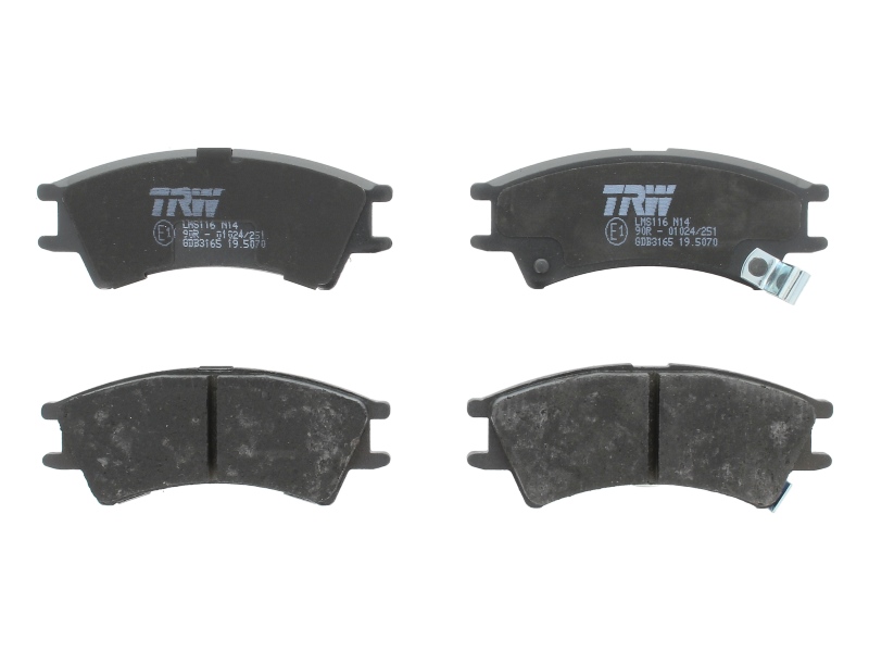 Set Placute Frana Fata TRW HYUNDAI ATOS 1.0 02.98-07.03 Inaltime 41.8mm Latime 104.8mm Grosime 16.0mm Senzor Uzura Da