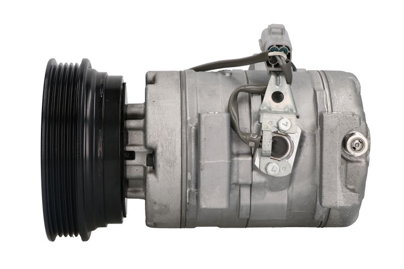 Compresor climatizare DENSO Toyota 10S15L 12V 5 caneluri 210mm lungime 128mm înălțime 120mm diametru fulie R134a PAG 46 140ml