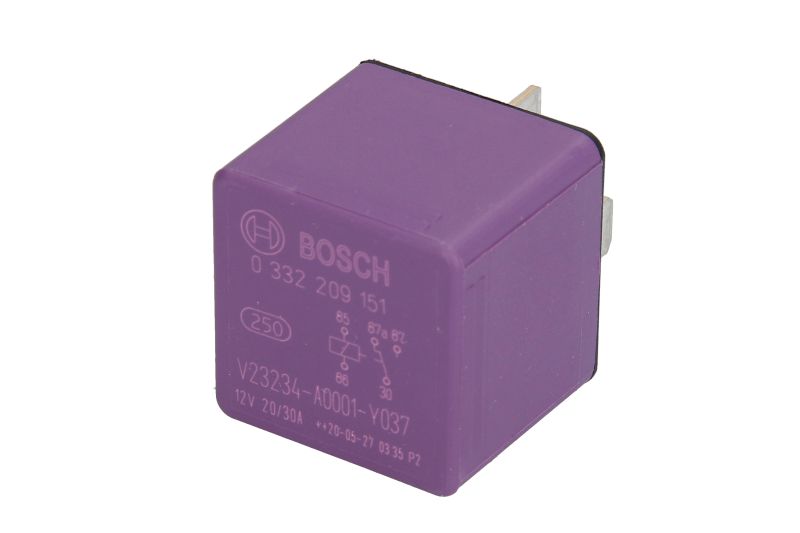 Modul semnalizare BOSCH Releu GP 12V 30A 5 conexiuni Mercedes A W169 W176 B W245 W246 C CL203 T-MODEL S202 S203