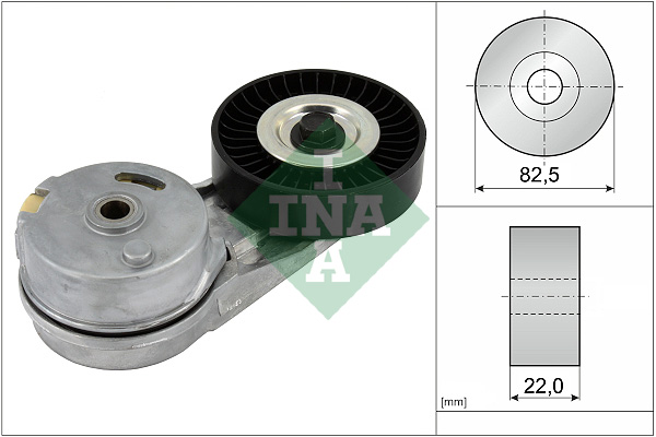 Intinzator curea transmisie INA Opel Astra G 2.2 16V Vectra B C diametru 82.5mm latime 22.0mm