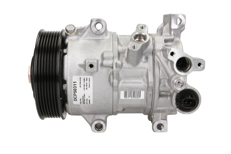 Compresor climatizare DENSO TOYOTA RAV 4 IV 2.0D/2.2D 12.12- 6SES14C R134a Diametru fulie 120 mm Numar nervuri 7 Ulei PAG 46 70 ml