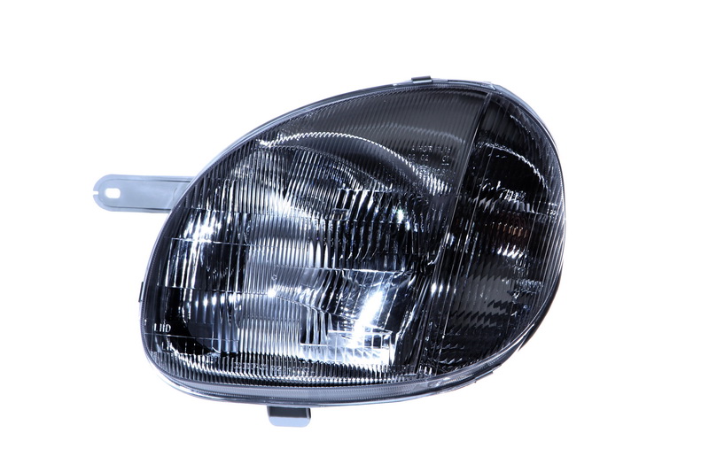 Far Stanga DEPO Lampa Frontala H4 Electric Fara Motoras Argintiu Semnalizator Transparent Hyundai Atos 98-00