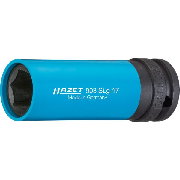 Tubulară impact Hexagonală 1/2” 17mm jante aliaj roți unelte impact pereți subțiri lungime 85mm HAZET