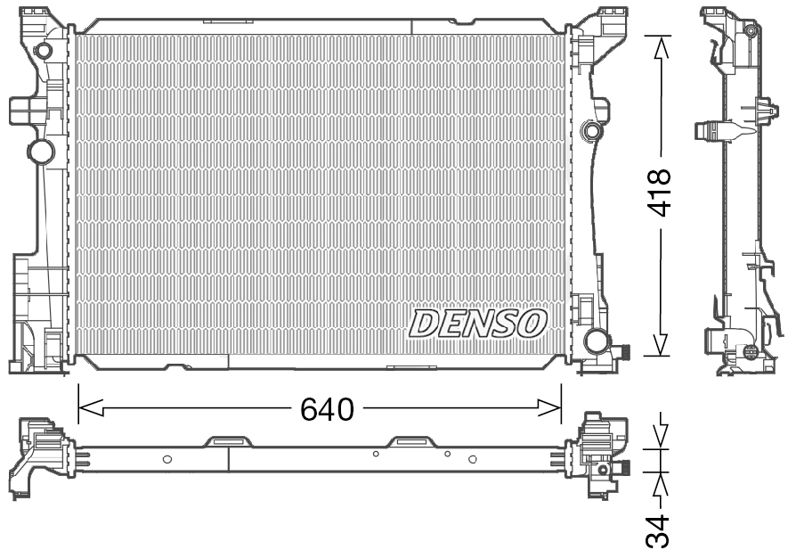 Radiator motor DENSO Automat Mercedes A W176 B W246 CLA C117 X117 GLA X156 2.0/2.0CNG