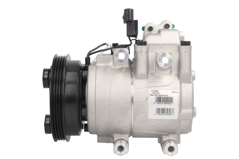 Compresor aer condiționat Doowon 10PA15C Hyundai AIRSTAL 12V 122mm 4 caneluri PAG 46 200ml R134a