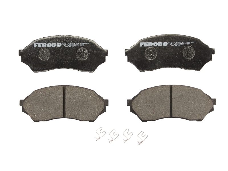 Set placute frana Fata FERODO Mazda 323 F VI S VI 1.3-1.6 09.98-05.04 Inaltime 51.8mm Latime 123.0mm Grosime 16.0mm