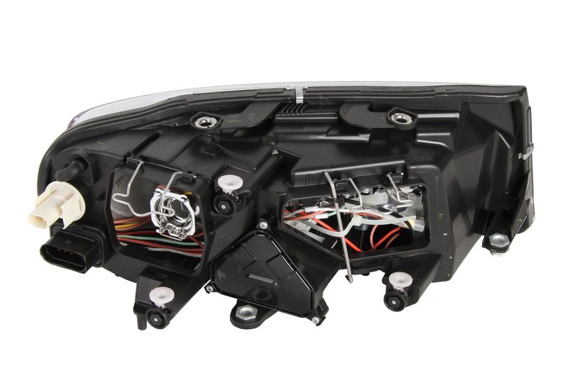 Far Stanga DEPO SKODA SUPERB I Lampa Frontala 2*H7/H3 Electric Cu Motor Insert Cromat Lumini Ceata