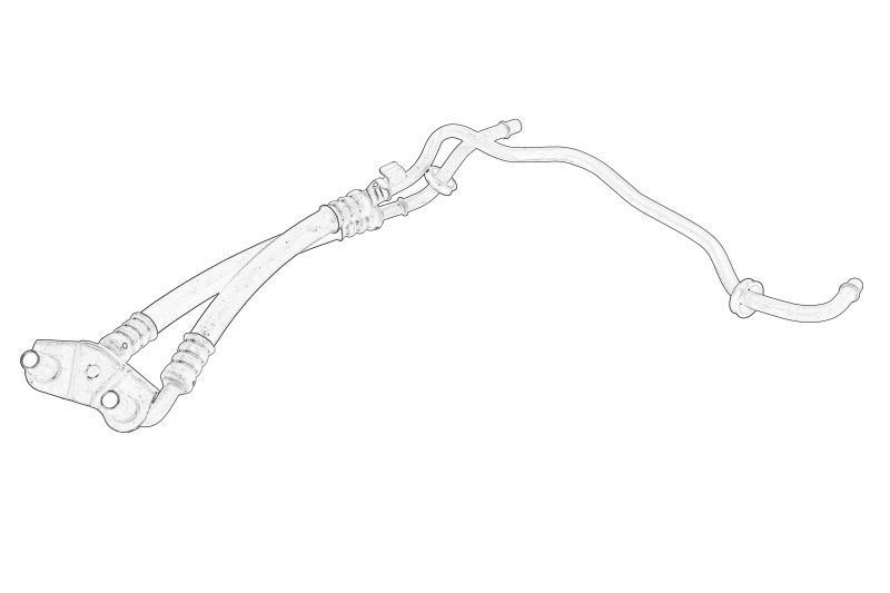 Conducta ondulata OE OPEL Oil cooler hose gearbox AT AF40 OPEL ASTRA J GTC CASCADA ZAFIRA C 2.0D 09.09-