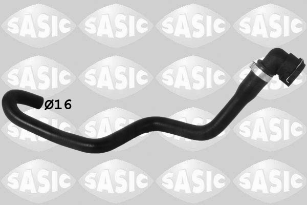 Furtun radiator cauciuc 16mm evacuare centru stanga OPEL SIGNUM VECTRA C GTS 1.9D 04.04-01.09 SASIC