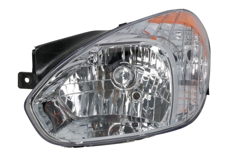 Far Stanga TYC Lampa Frontala H4 Electric Fara Motoras Culoare Cromat Hyundai Accent III Iluminare Caroserie