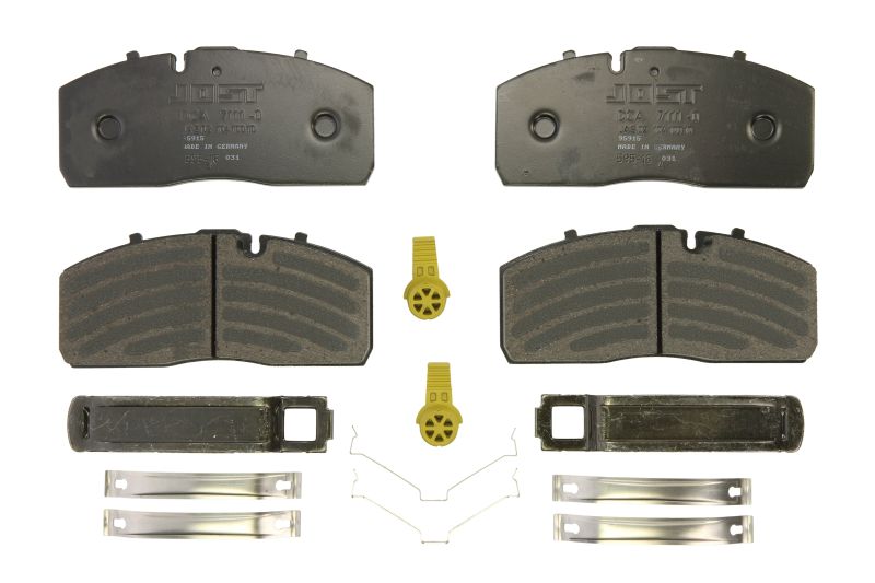 Set placute frana spate DCA L7 JOST frana disc sistem franare discuri