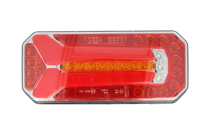 Stopuri spate LED 12/24V indicator ceata marsarier frana parcare numar reflector dinamic conector WAS 7 Dreapta