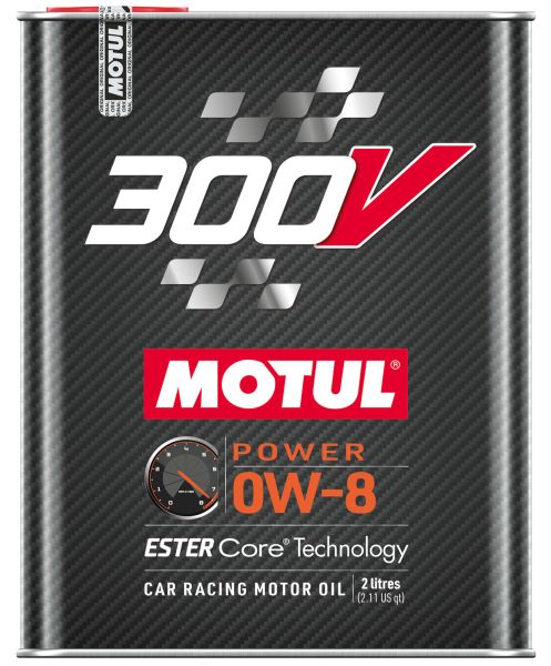 Ulei de motor MOTUL 300V POWER 0W8 2L sintetic canistra Turisme 300V 0W8 2L 110854 ESTER Core® Techn