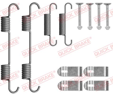 Set accesorii sabot frână QUICK BRAKE KIA SPORTAGE IV 1.6-2.0DH 09.15- Sistem de franare tambur