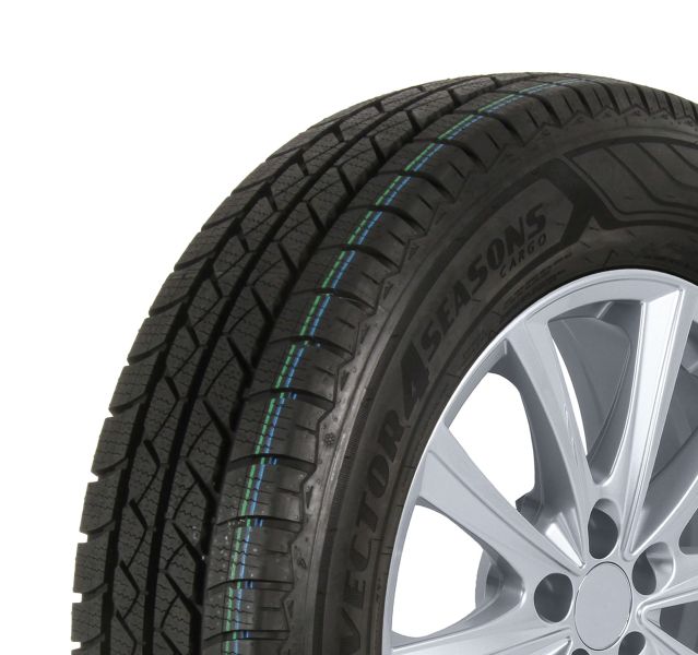 Anvelope all-season autoutilitare GOODYEAR Vector 4Seasons Cargo 215/60R17 Radial 3PMSF M+S 72 dB B B Premium C2 Ranforsata