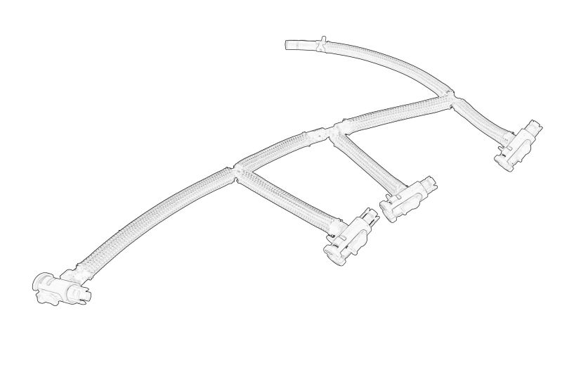 Furtun supracurgere combustibil OE VW MAN TGE VW CALIFORNIA T6 CRAFTER MULTIVAN TRANSPORTER CARAVELLE 2.0D 04.15-