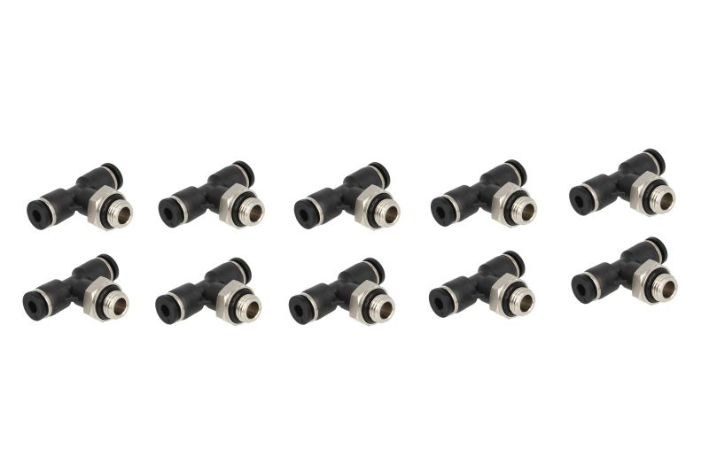 Cap de cuplare pneumatic TEKALAN Piese conector T M10x1 plastic 10buc filet exterior M10 mm pas 1.0 mm fir 4x1 mm