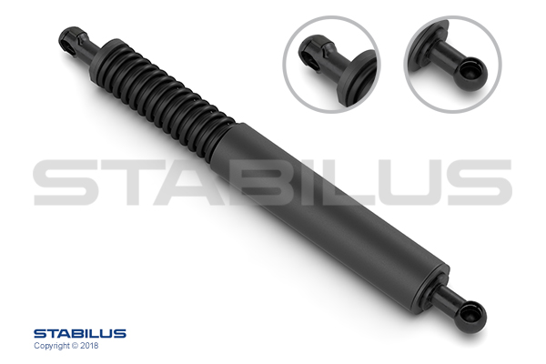 Amortizor portbagaj STABILUS stanga 316mm lungime maxima 71mm cursa VW TOUAREG SUV 10.02-05.10