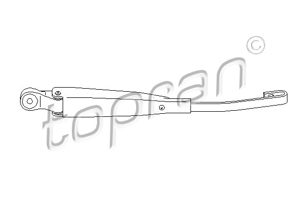 Brat ghidaj stergator parbriz spate OPEL VECTRA B COMBI 11.96-07.03 HANS PRIES geam spate vehicul