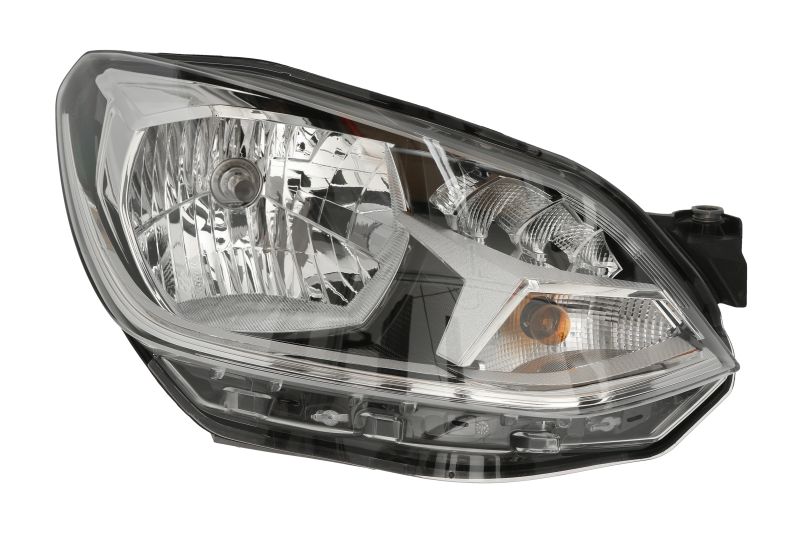 Far Dreapta HELLA H4/PY21W/W21 Halogen Negru Semnalizator Transparent pentru VW LOAD UP, UP!