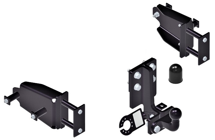 Modul tractare STEINHOF Cirlig remorcare insurubate MERCEDES M W163 02.98-06.05