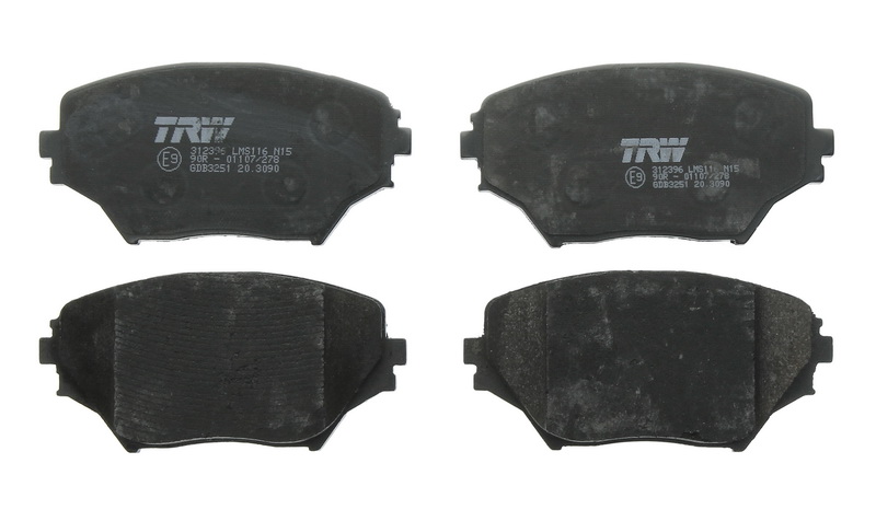 Set placute frana fata TRW TOYOTA PICNIC RAV 4 II 1.8-2.4 08.96-11.05 Inaltime 60.3mm Latime 123.0mm Grosime 17.5mm