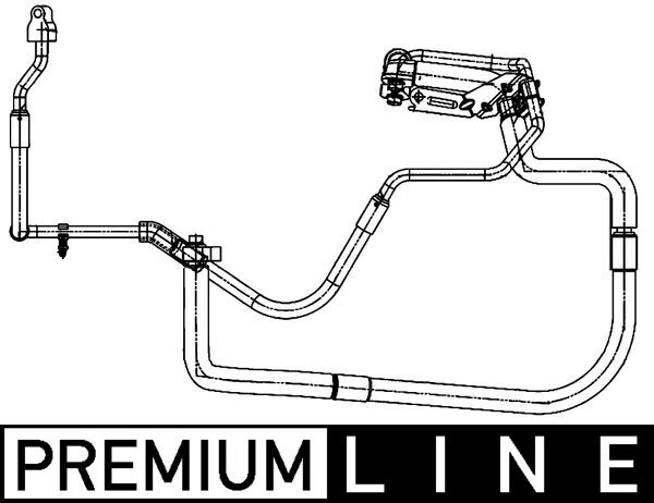 Conducta presiune variabila aer conditionat MAHLE Ford Transit 2.4D 04.06-08.14 lungime ambalaj 89.5cm latime 16.0cm inaltime 62.0cm