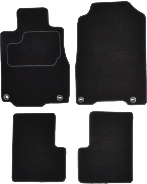 Covoras podea textil MAMMOOTH velours negru 4 buc fata/spate pentru HONDA CR-V IV 10.12- SUV Off-road 5 locuri