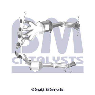 Convertor catalitic EURO 5 BM CATALYSTS VOLVO C30 V50 FORD FOCUS II GALAXY II MONDEO IV S-MAX 2.0/2.0ALK 07.04-06.15 Runda Benzina