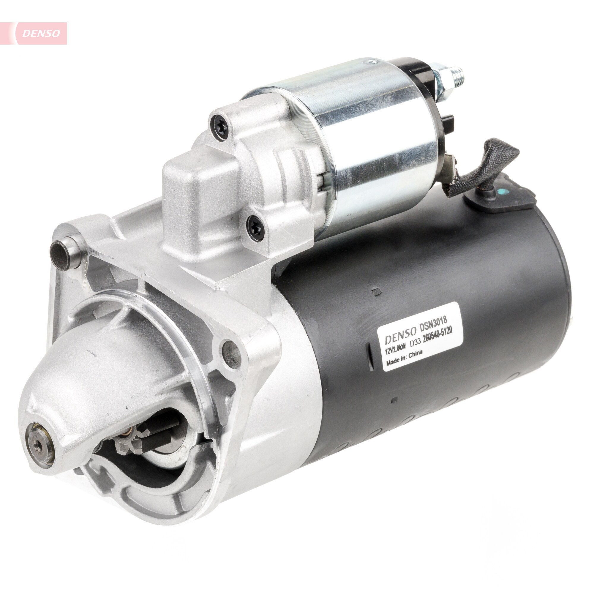 Demaror DENSO 12V 2kW 82mm 9 Dinti 3 Gauri ALFA ROMEO FIAT 145 146 147 156 159 166 BRERA GT MITO SPIDER BRAVA BRAVO CROMA DOBLO