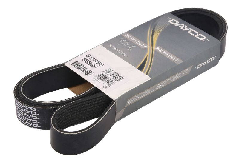 Curea transmisie cu caneluri DAYCO Multi-V-belt 8PK1675 Lungime 1675.0 mm Numar de nervuri 8.0 buc