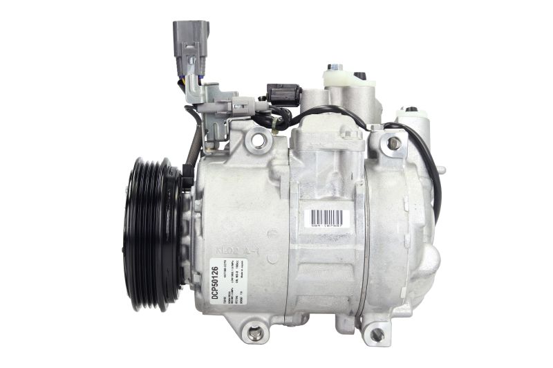 Compresor climatizare DENSO TSB10C 105mm 4 caneluri 12V PAG 46 R134a pentru TOYOTA IQ 1.33/1.4D 01.09-12.15 ASTON MARTIN