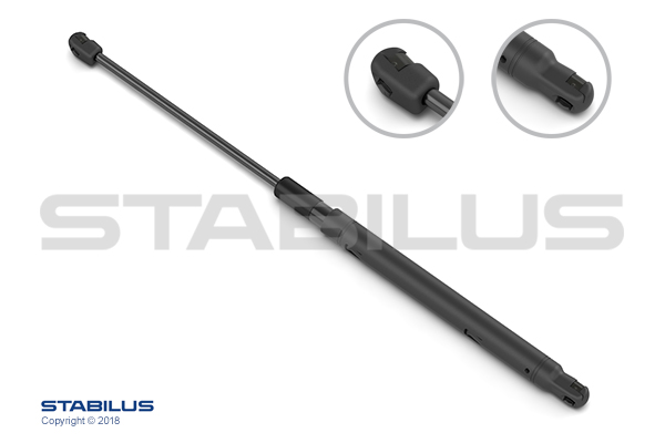 Amortizor capota STABILUS Mercedes GL X164 Stanga Lungime maxima 590mm Cursa 208mm 09.06-12.12