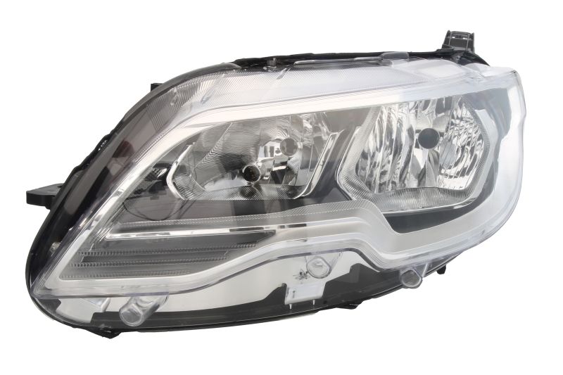 Far DEPO Stanga Lampa Frontala H1/H7/PY21W/W5W Electric Fara Motoras Peugeot 301 01.17- Montare Fata Stanga