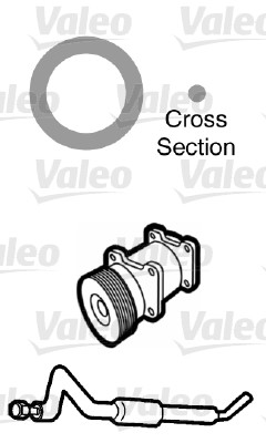 Garnitura conducta lichid racire VALEO Kit Sigiliilor Chrysler Sistem Racire Cabluri