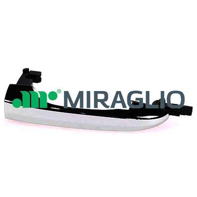 Maner usa fata/spate L/R crom FIAT 500X 1.0-2.0D 09.14- MIRAGLIO transparent 4 usi IMPUGNATURA