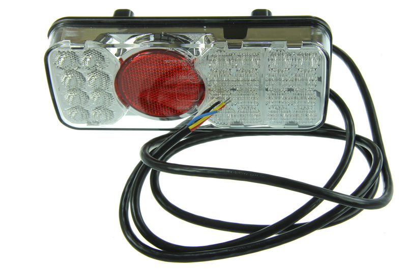 Stopuri spate WAS Lampa spate Stanga 12/24V cu lampa anti-ceata Alb compatibilitate universala