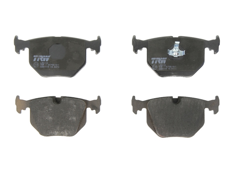 Set plăcuțe frână spate TRW BMW 5 E34, 8 E31, Maserati Ghibli II, Quattroporte IV 59.2x123.1x17 mm